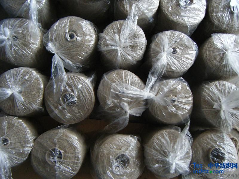 长期供应干纺环锭纺低支纯亚麻纱 主要用途织